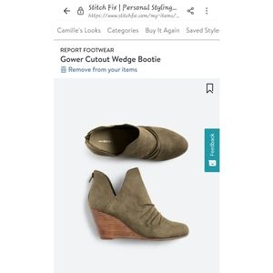 Womens Wedged Booties